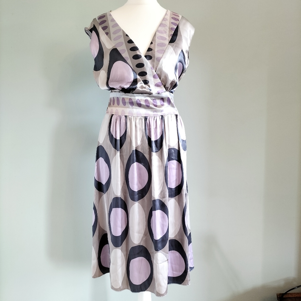 Next Purple Mod Dress - Picture 1 of 11